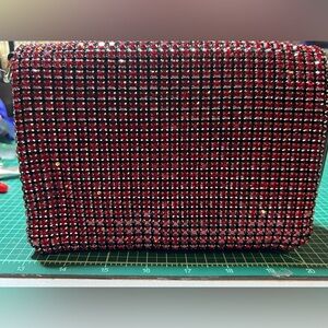 ❤️👜 Crystal Embellished Clutch or crossbody bag. Swagger Bling Beautiful